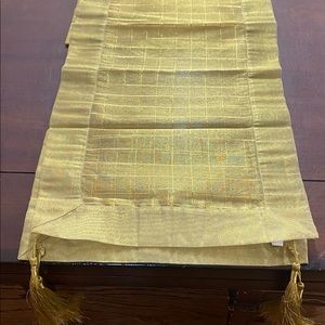 Gold Organza Table Runner